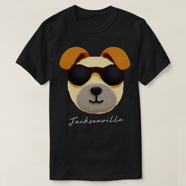 Jacksonville Dog T-Shirt (Design Front)