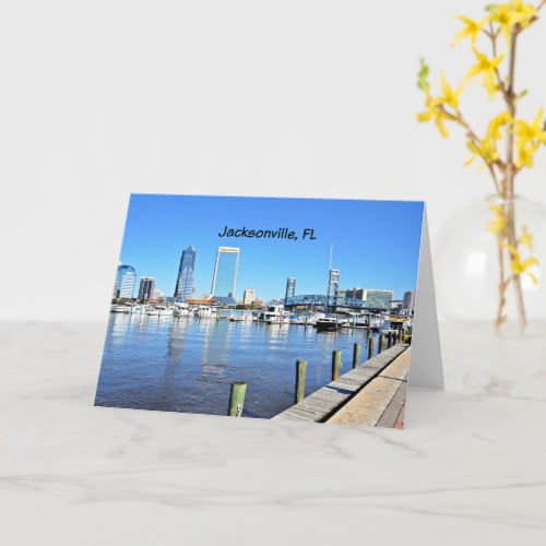 Jacksonville FL cityscap Card