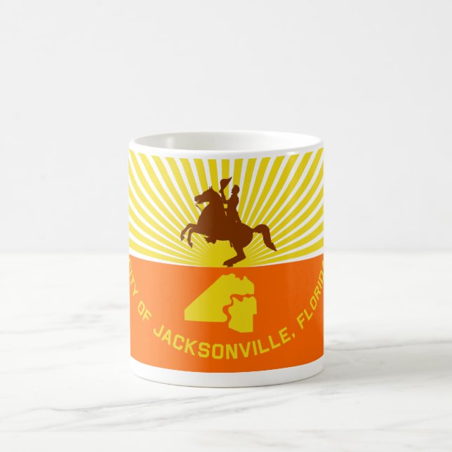 Jacksonville Flag Coffee Mug (Center)