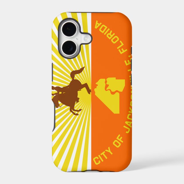 Jacksonville Flag Iphone Case (Back)