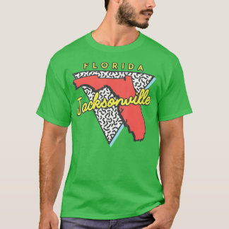 Jacksonville Florida  80s Design Souvenirs  T-Shirt