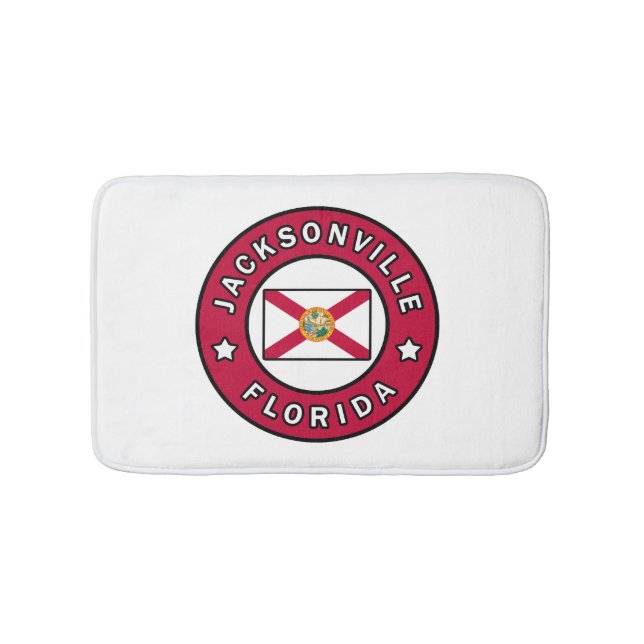 Jacksonville Florida Bath Mat (Front)