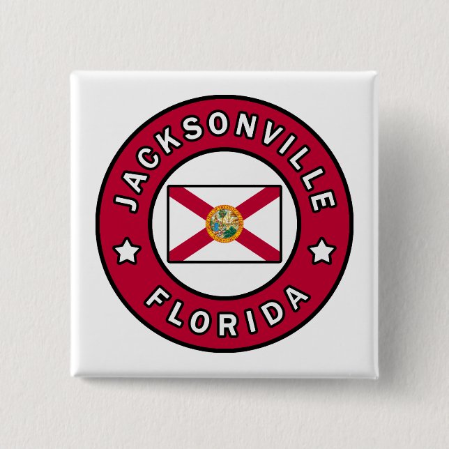 Jacksonville Florida Button (Front)