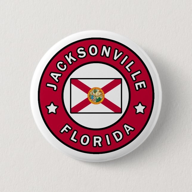 Jacksonville Florida Button (Front)