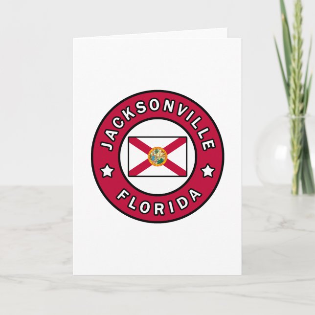 Jacksonville Florida Card (Front)