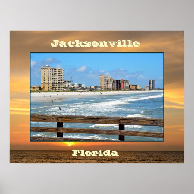 Jacksonville, Florida landscape Poster (Front)