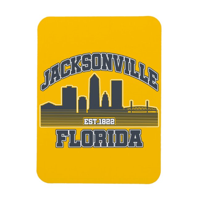 Jacksonville,Florida Magnet (Vertical)
