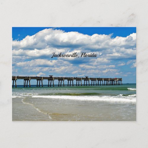 Jacksonville Florida Pier Postcard