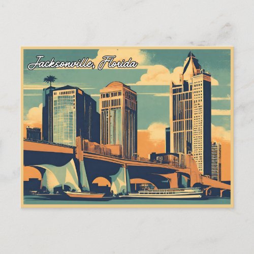 Jacksonville Florida Postcard