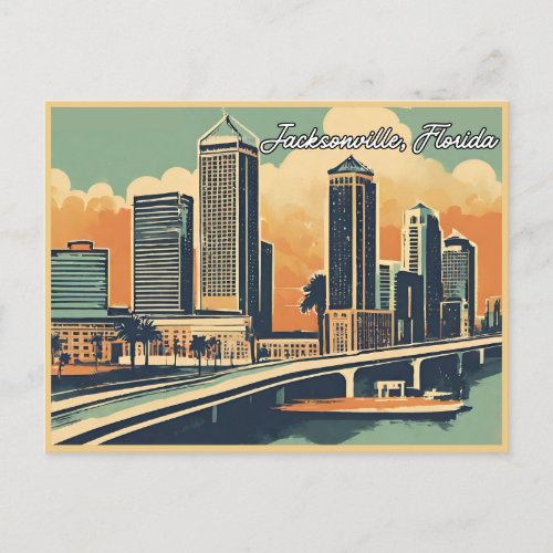 Jacksonville Florida Postcard