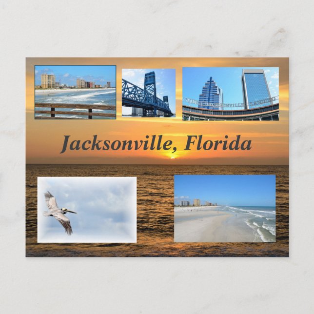 Jacksonville, Florida Postcard (Front)
