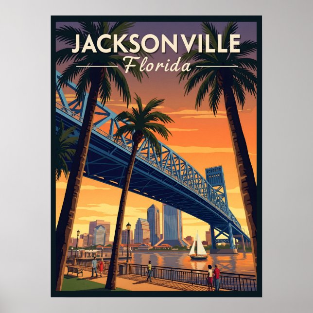 Jacksonville Florida Poster (Front)