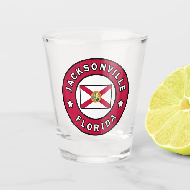 Jacksonville Florida Shot Glass (Front)
