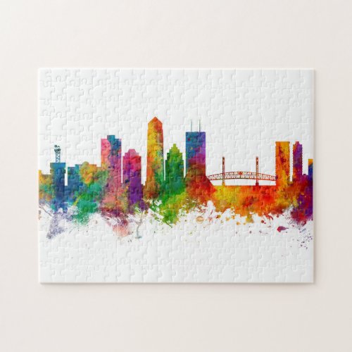 Jacksonville Florida Skyline Jigsaw Puzzle