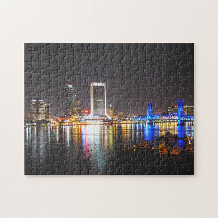 Jacksonville Florida Skyline Jigsaw Puzzles