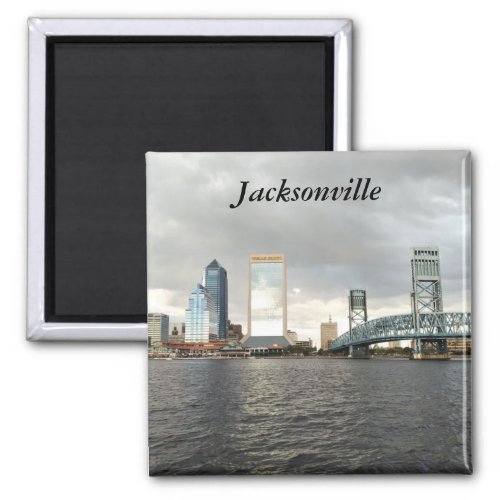 Jacksonville Florida souvenir photo magnet