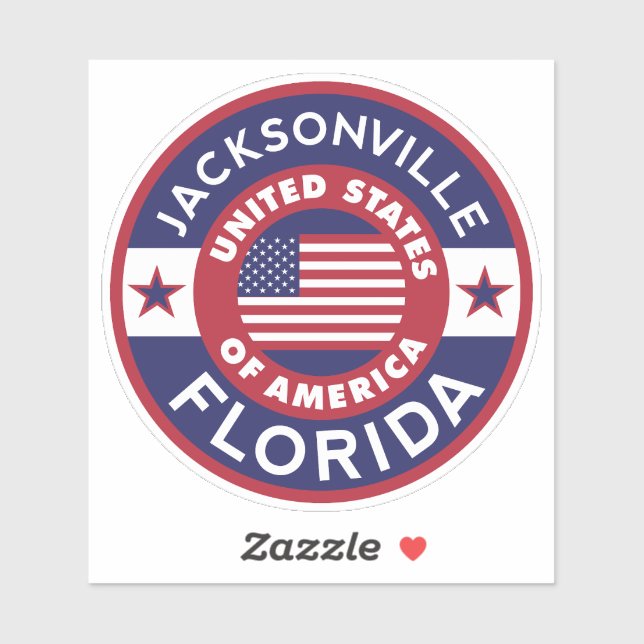 JACKSONVILLE, Florida Sticker (Sheet)