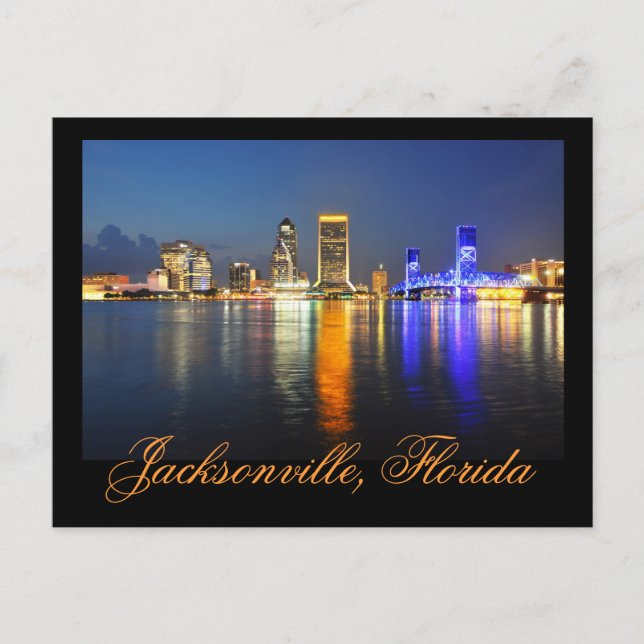 Jacksonville, Florida, U.S.A. Postcard (Front)