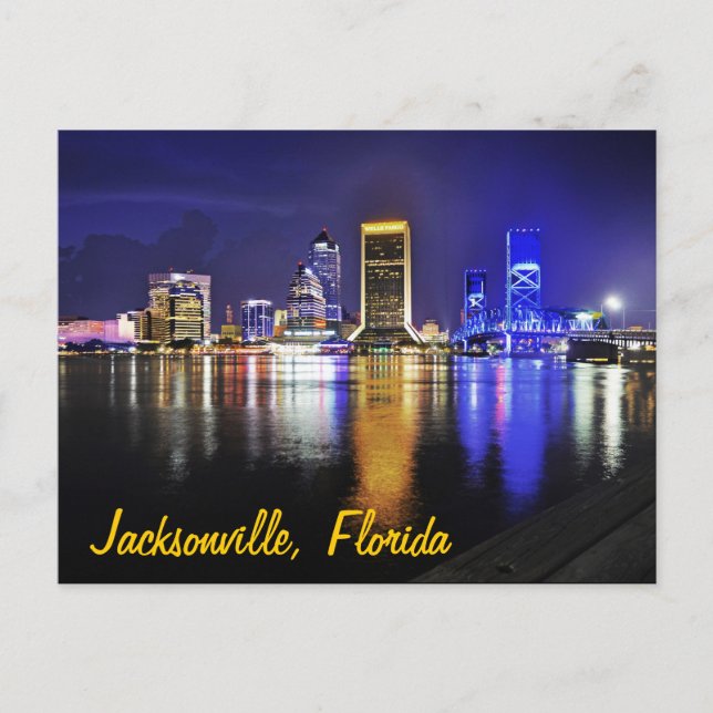 Jacksonville, Florida, U.S.A. Postcard (Front)