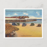 Jacksonville Florida Vintage 1940s Fishing Pier Postcard