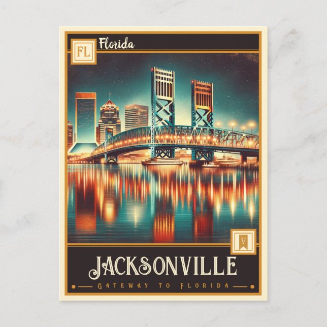 Jacksonville, Florida | Vintage Postcard (Front)