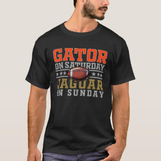 Jacksonville Gator On Saturday Jaguar On Sunday T-Shirt