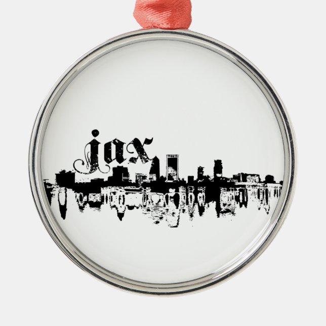 Jacksonville JAX put on for your city Metal Ornament (Front)