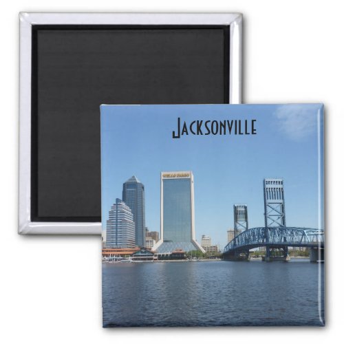 Jacksonville Main Street Bridge Photo Magnet Jax