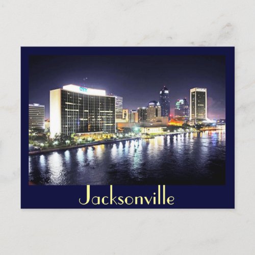 Jacksonville reflections on the River Postcard