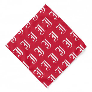 Jacksonville State University Classic JSU Letter Bandana