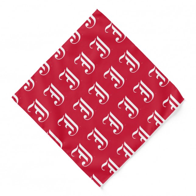 Jacksonville State University Classic JSU Letter Bandana (Front)
