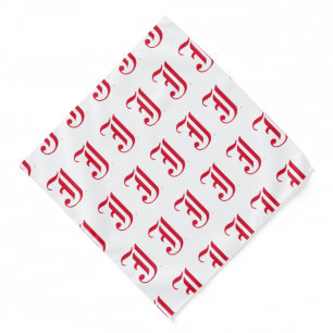 Jacksonville State University Classic JSU Letter Bandana