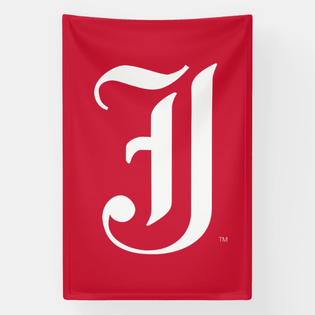 Jacksonville State University Classic JSU Letter Banner (Vertical)
