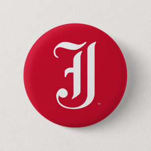 Jacksonville State University Classic JSU Letter Button