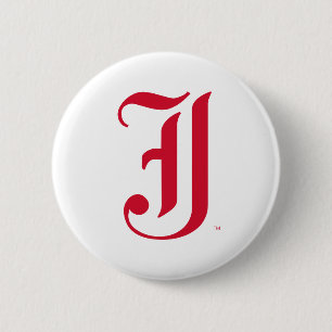 Jacksonville State University Classic JSU Letter Button
