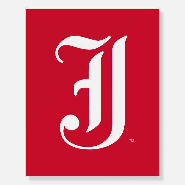 Jacksonville State University Classic JSU Letter Foam Board (Front)