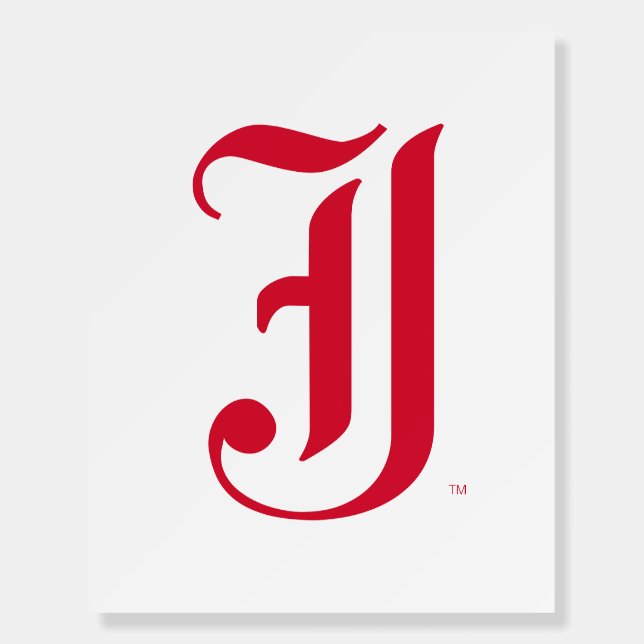 Jacksonville State University Classic JSU Letter Foam Board (Front)