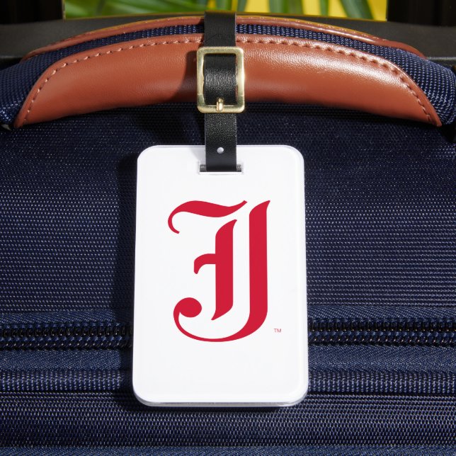 Jacksonville State University Classic JSU Letter Luggage Tag (Front Insitu 2)