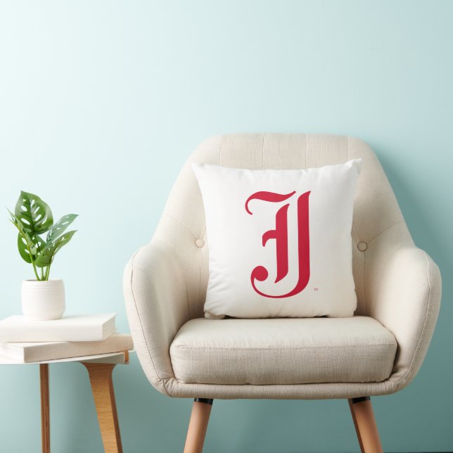 Jacksonville State University Classic JSU Letter Throw Pillow (Chair)