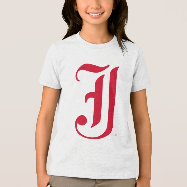 Jacksonville State University Classic JSU Letter Tri-Blend Shirt (Front)