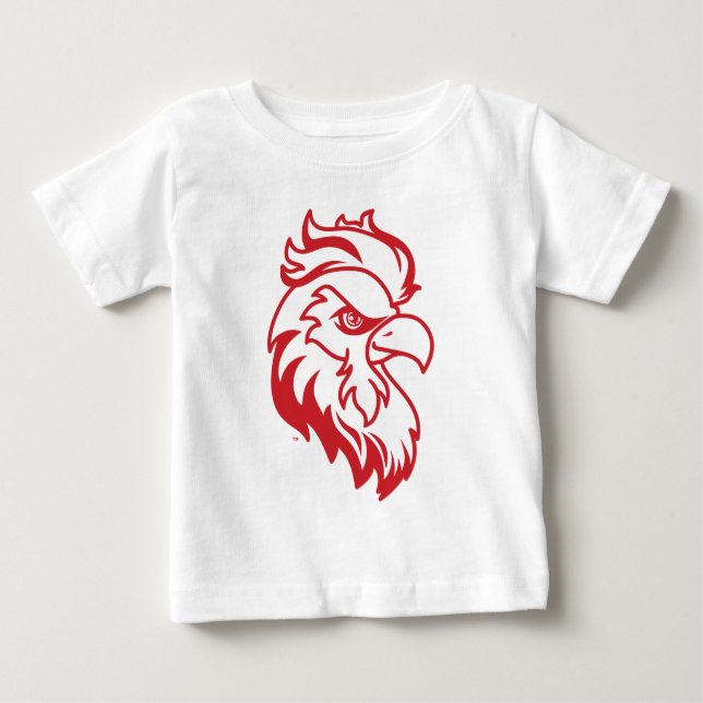 Jacksonville State University Gamecocks Red Eagle Baby T-Shirt (Front)