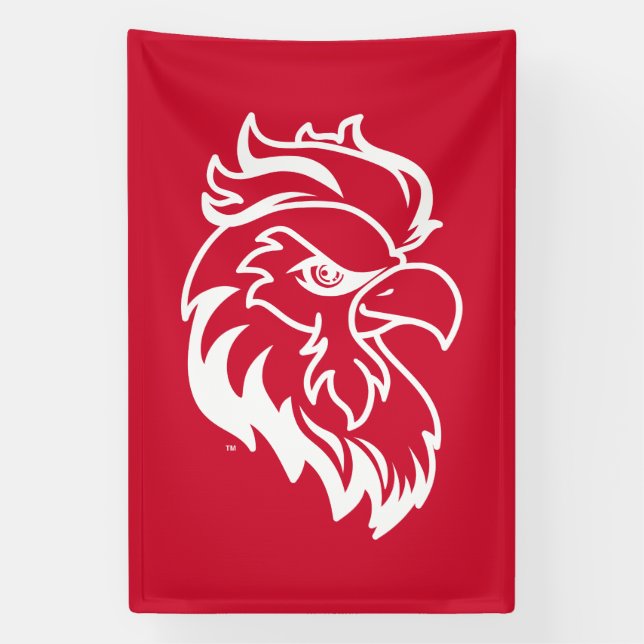 Jacksonville State University Gamecocks Red Eagle Banner (Vertical)