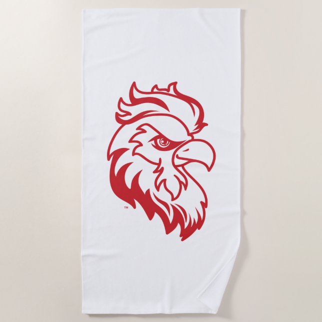 Jacksonville State University Gamecocks Red Eagle Beach Towel (Front)