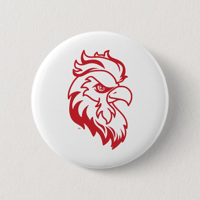 Jacksonville State University Gamecocks Red Eagle Button (Front)
