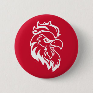 Jacksonville State University Gamecocks Red Eagle Button
