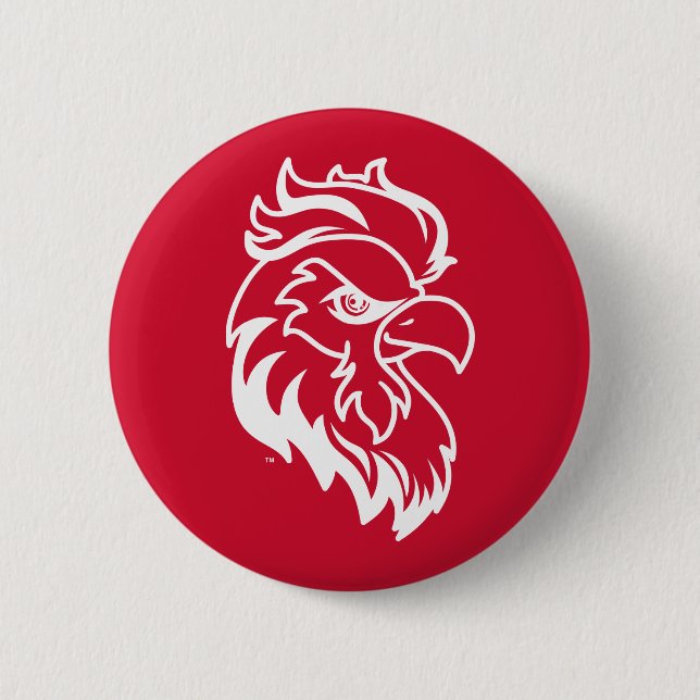 Jacksonville State University Gamecocks Red Eagle Button (Front)