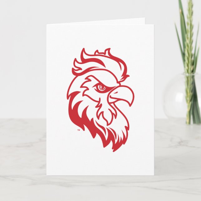 Jacksonville State University Gamecocks Red Eagle Card (Front)