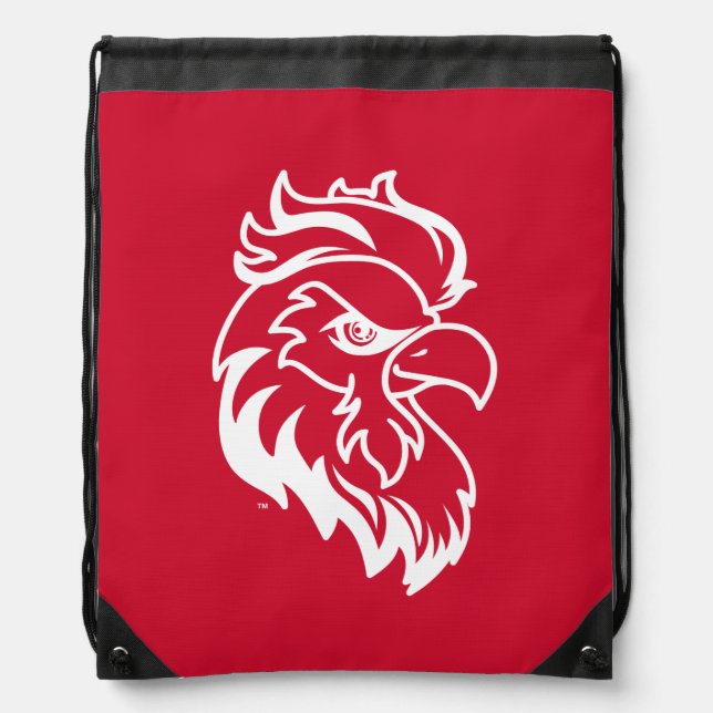 Jacksonville State University Gamecocks Red Eagle Drawstring Bag (Front)