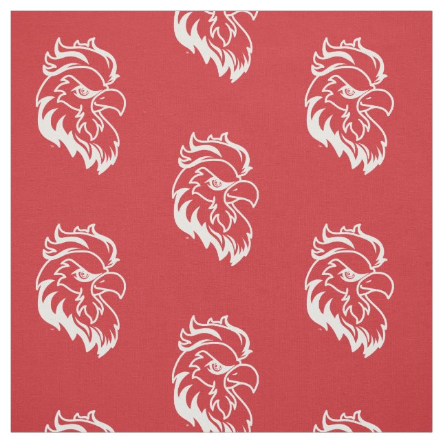 Jacksonville State University Gamecocks Red Eagle Fabric (Swatch)
