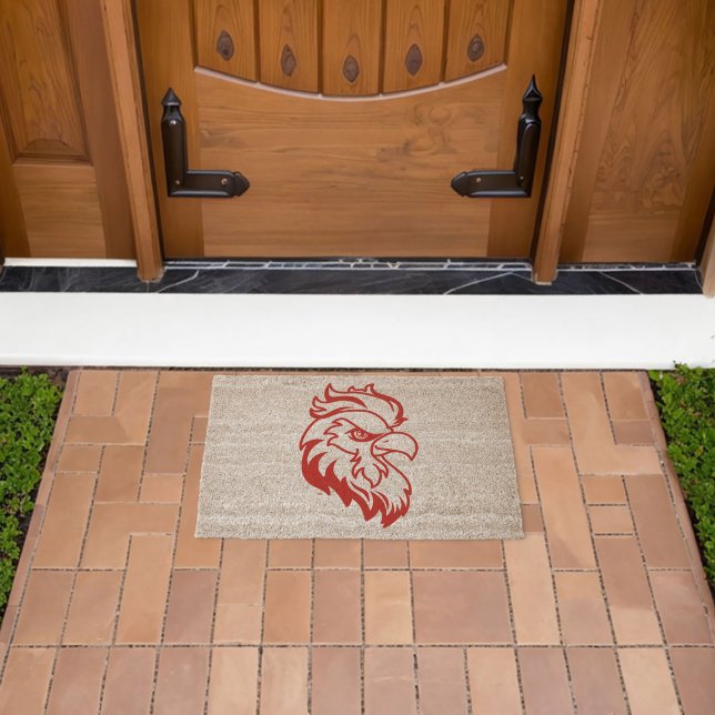 Jacksonville State University Gamecocks Red Eagle Fiber Doormat (Insitu (Outdoor))